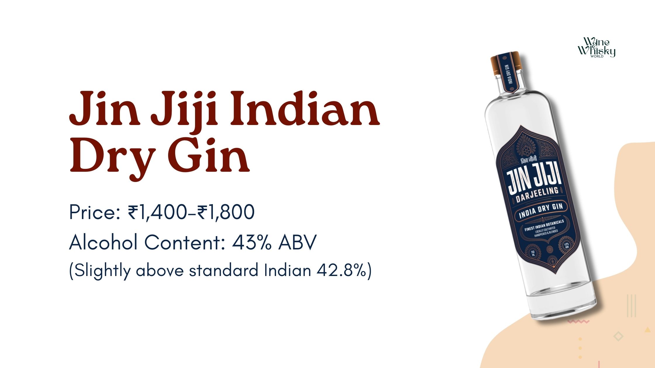 Jin Jiji Indian Dry Gin under rs. 2000
